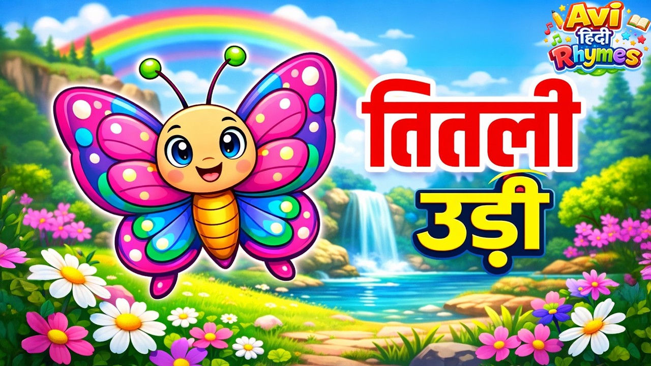 Titli Udi Bus Mein Chadhi + Many More Popular Rhymes For Kids | Hindi Rhymes