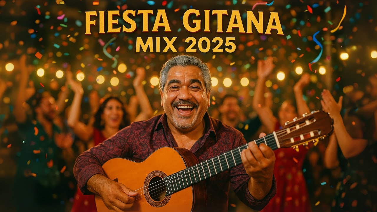 Fiesta Gitana Mix 2025 | Flamenco Español | Insp. Gipsy Kings, Ketama, Antonio Carmona