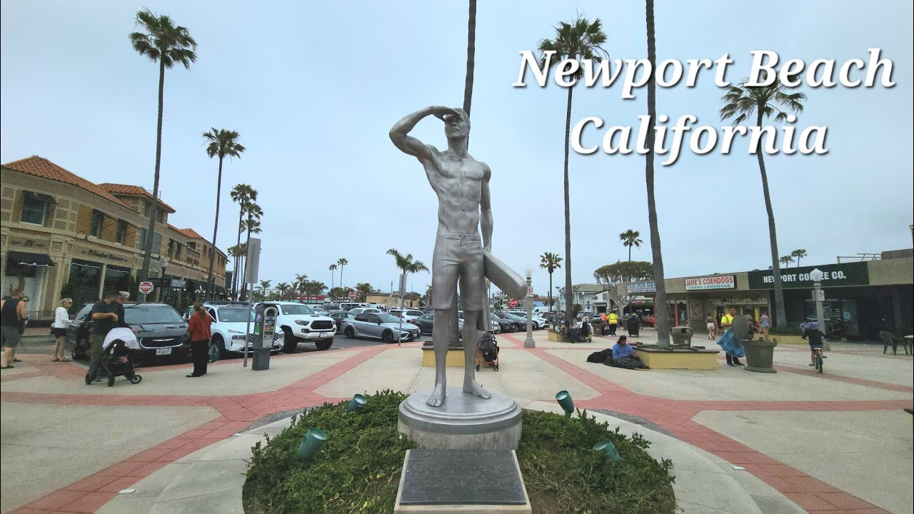 Costa Mesa, Newport Beach Pier,  California | Driving Tour | Walking Tour | 2023 [4K]