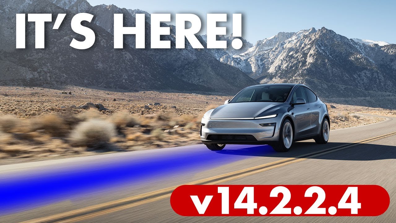 Tesla FSD v14.2.2.4 уже здесь! Идеальный привод без вмешательства?