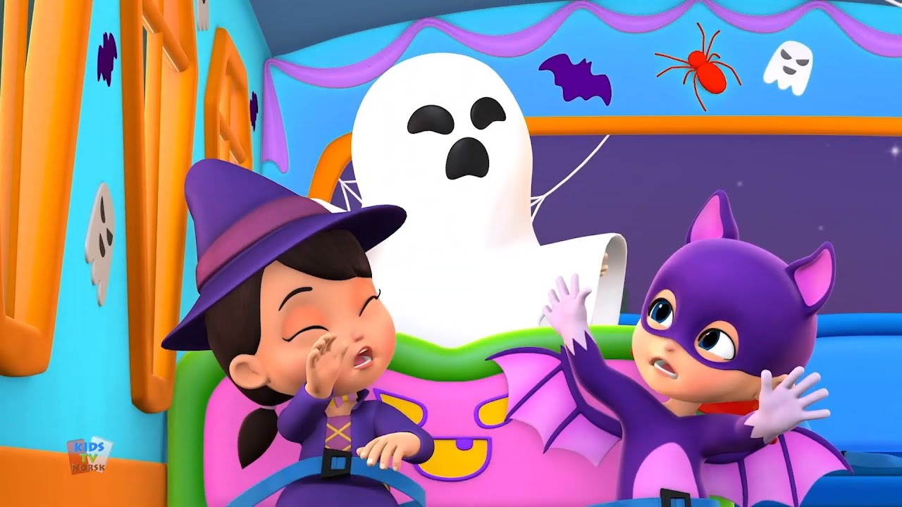 Hjul på Bussen Halloween Sang for Babyer å Synge Med