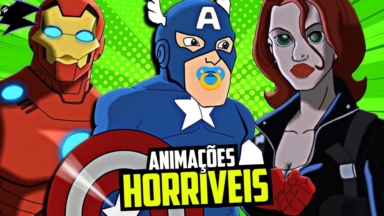 AS PIORES ANIMAÇÕES DA MARVEL 😡🤡