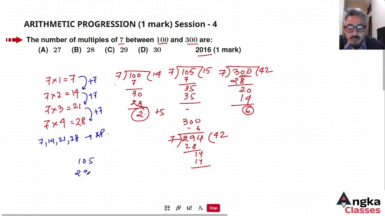 Previous years' questions(2015-2025)BOSEM Class X Chapter- ARITHMETIC PROGRESSION(1 mark) Session 4