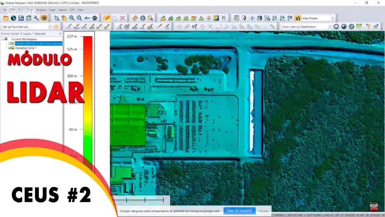 CEUS #2: Módulo LIDAR - Global Mapper