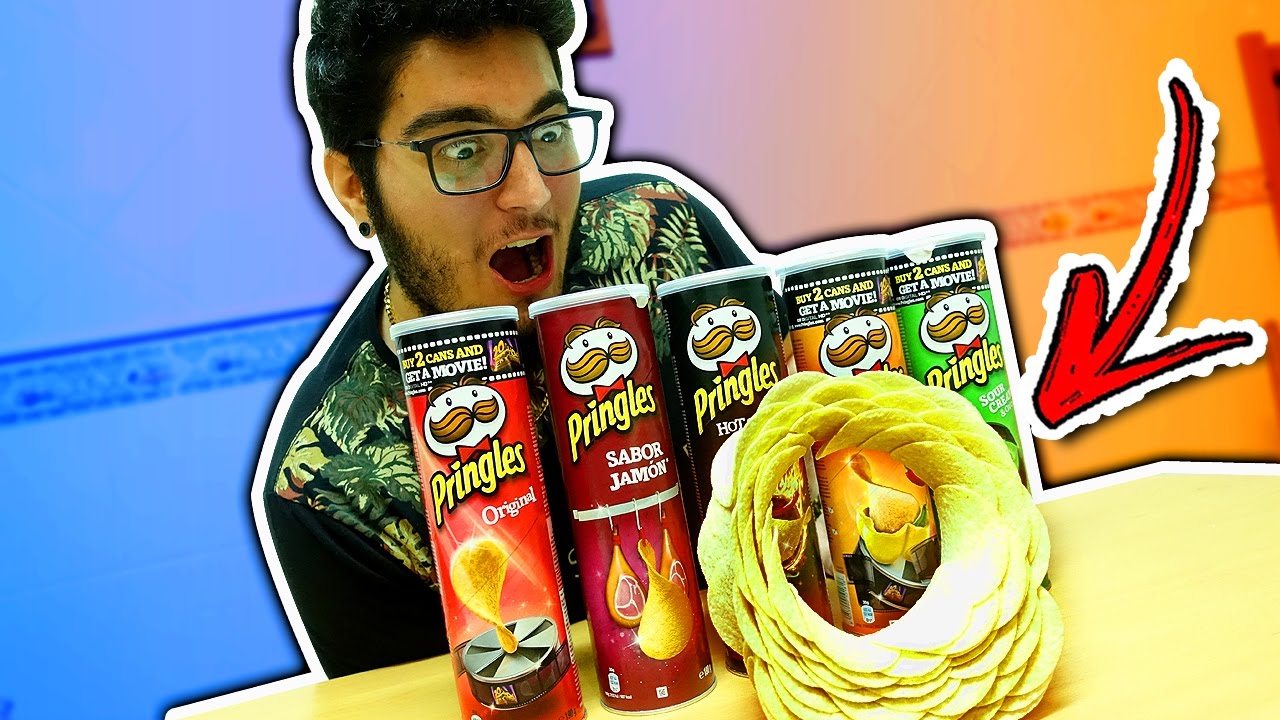 5 TRUQUES COM PRINGLES QUE VOCÊS NÃO SABIAM QUE EXISTIAM