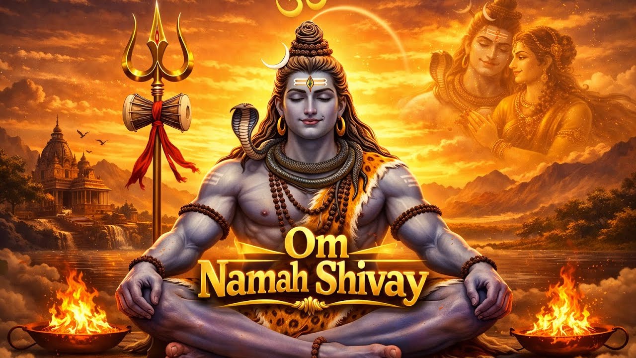 Om Namah Shivay Mantra 🔱 Powerful Shiva Mantra for Peace, Meditation & Positivity