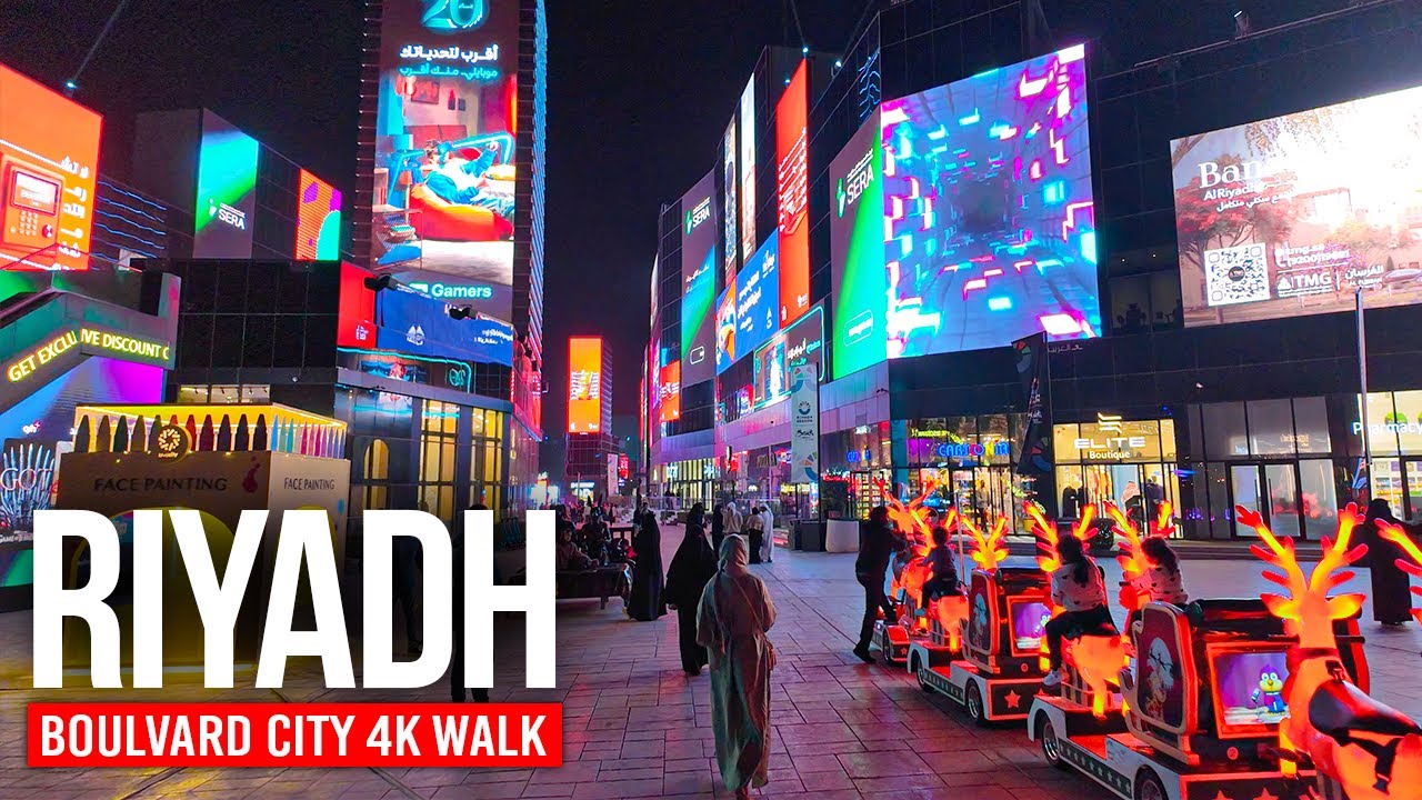 Эр-Рияд, Саудовская Аравия 🇸🇦 Boulevard Riyadh City | Пешая прогулка 4K