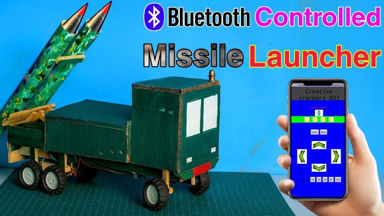Как сделать управляемую по Bluetooth ракетную установку