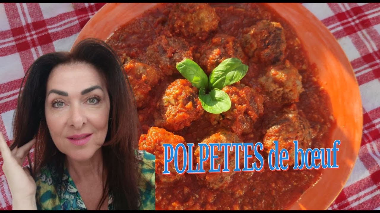 Les POLPETTES (boulettes) de bœuf à l'italienne 🇮🇹
