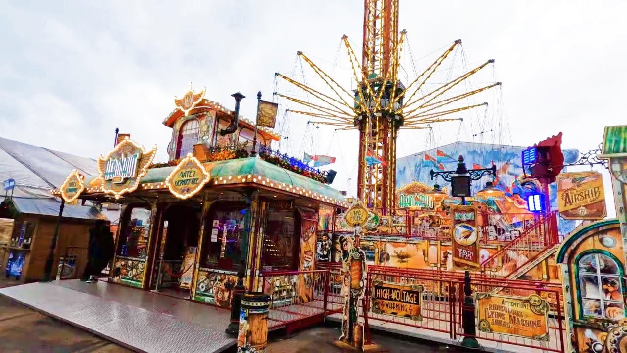 Aeronaut Starflyer - Hyde Park Winter Wonderland | 4K POV