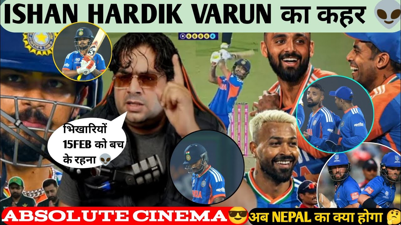 INDvsNAM match Reaction 😱 Ishan, Hardik, Varun का कहर 👽 🇮🇳 on the top| ab 15feb ka intezar 😎