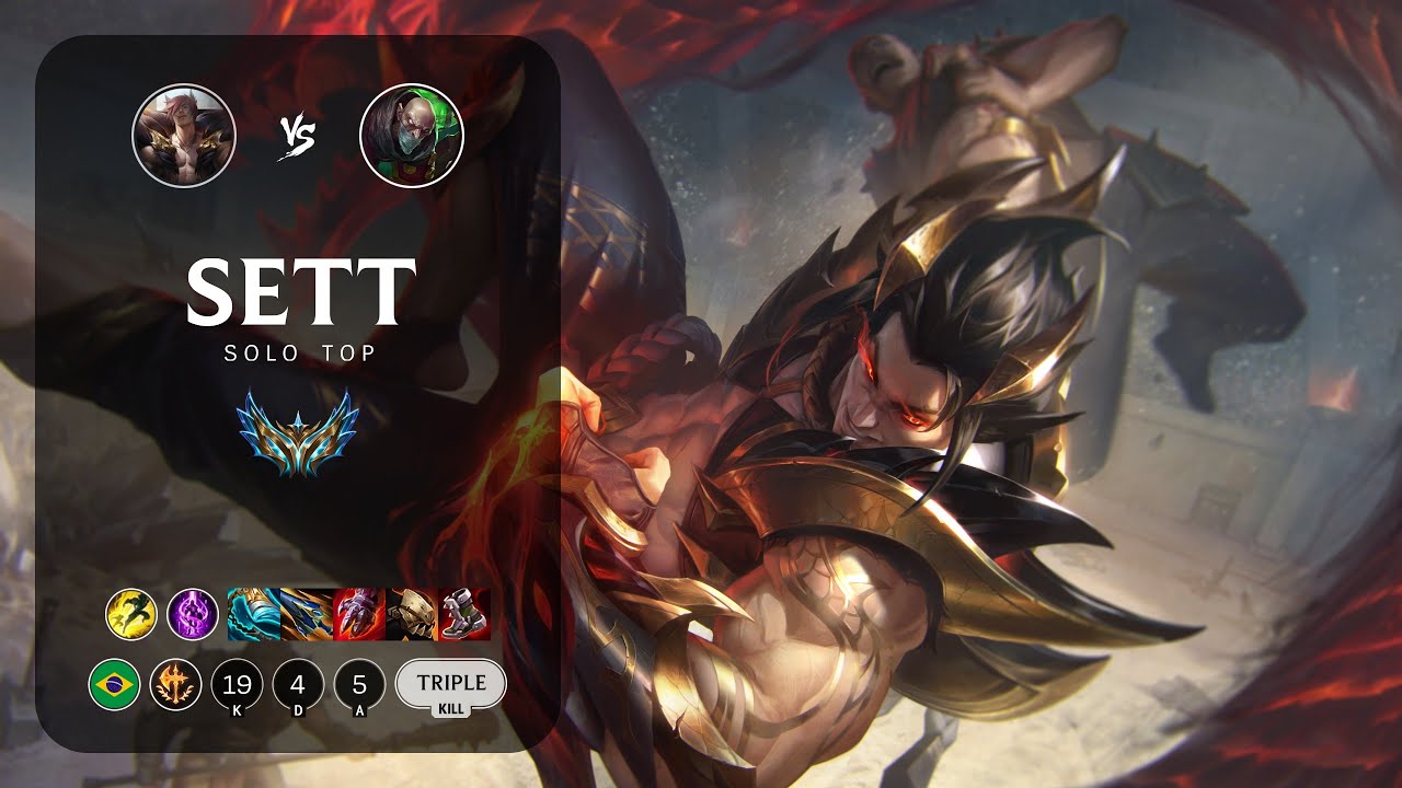 Sett Top vs Singed - BR Challenger Patch 14.4