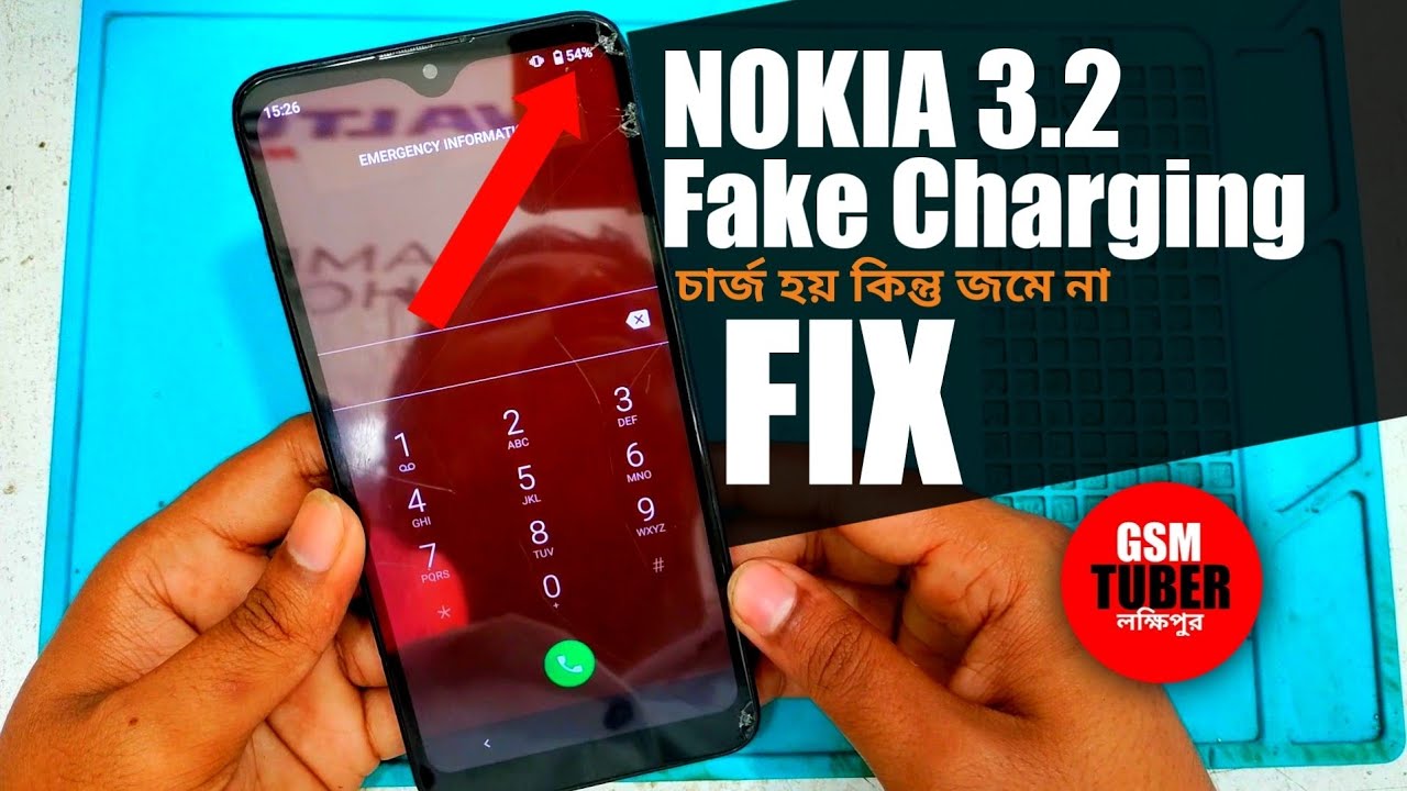 Nokia 3.2 Fake Charging Final Solution | Nokia 3.2 Charging Problem | GSM TUBER