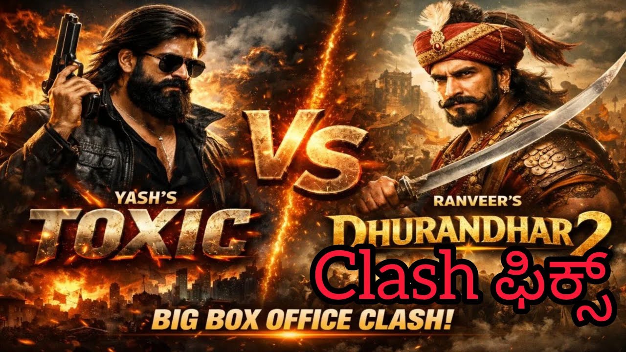 Toxic Vs Dhurandhar 2 movie clash • Big Box office Clash• Yash and Ranveer Singh 