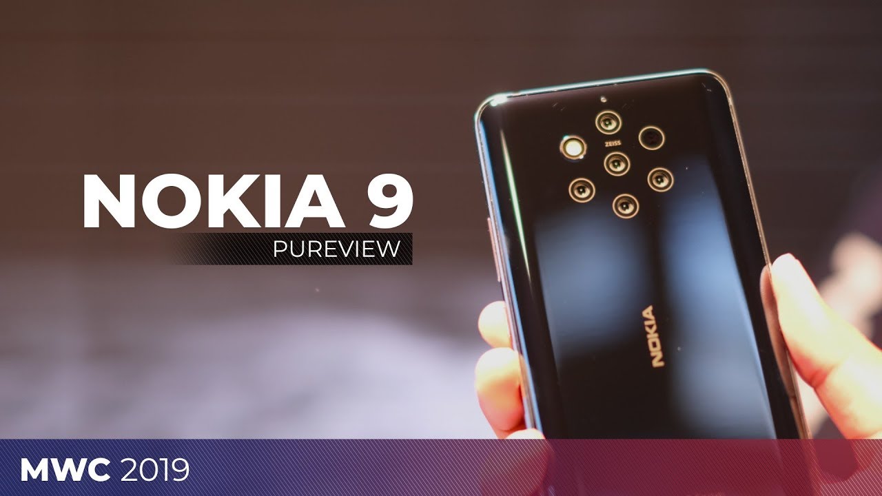 Nokia 9 PureView Hands On: World's First Phone with 5 Cameras!