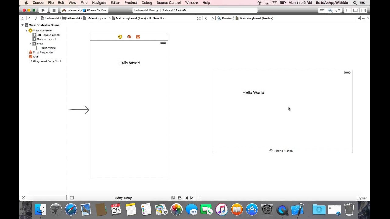 Build an app with me - Introduction to Xcode 7