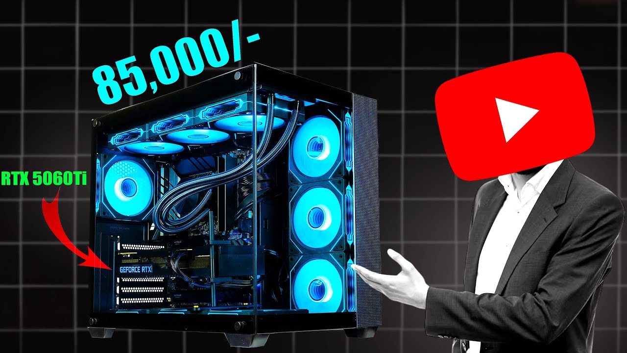 Rs.85000/- Best Pc Build | Rtx 5060Ti | Gaming,editing,Streaming Best pc build 2025