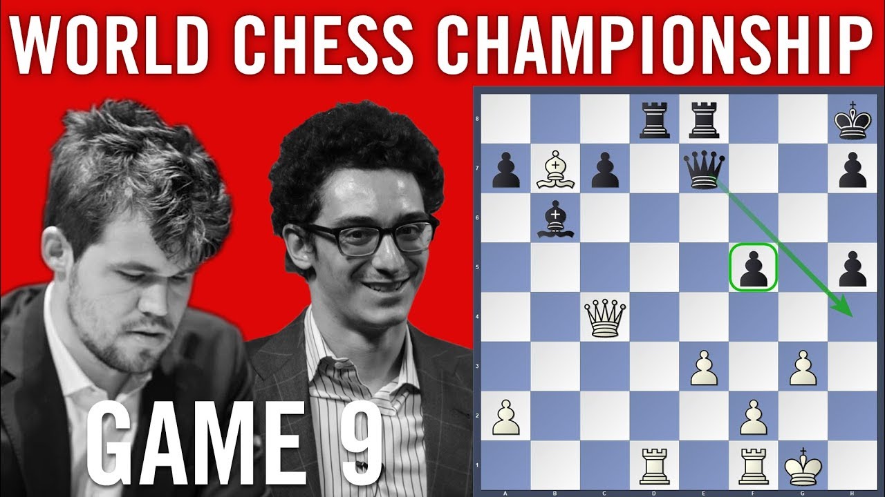 World Chess Championship 2018 Game 9: Magnus Carlsen vs Fabiano Caruana