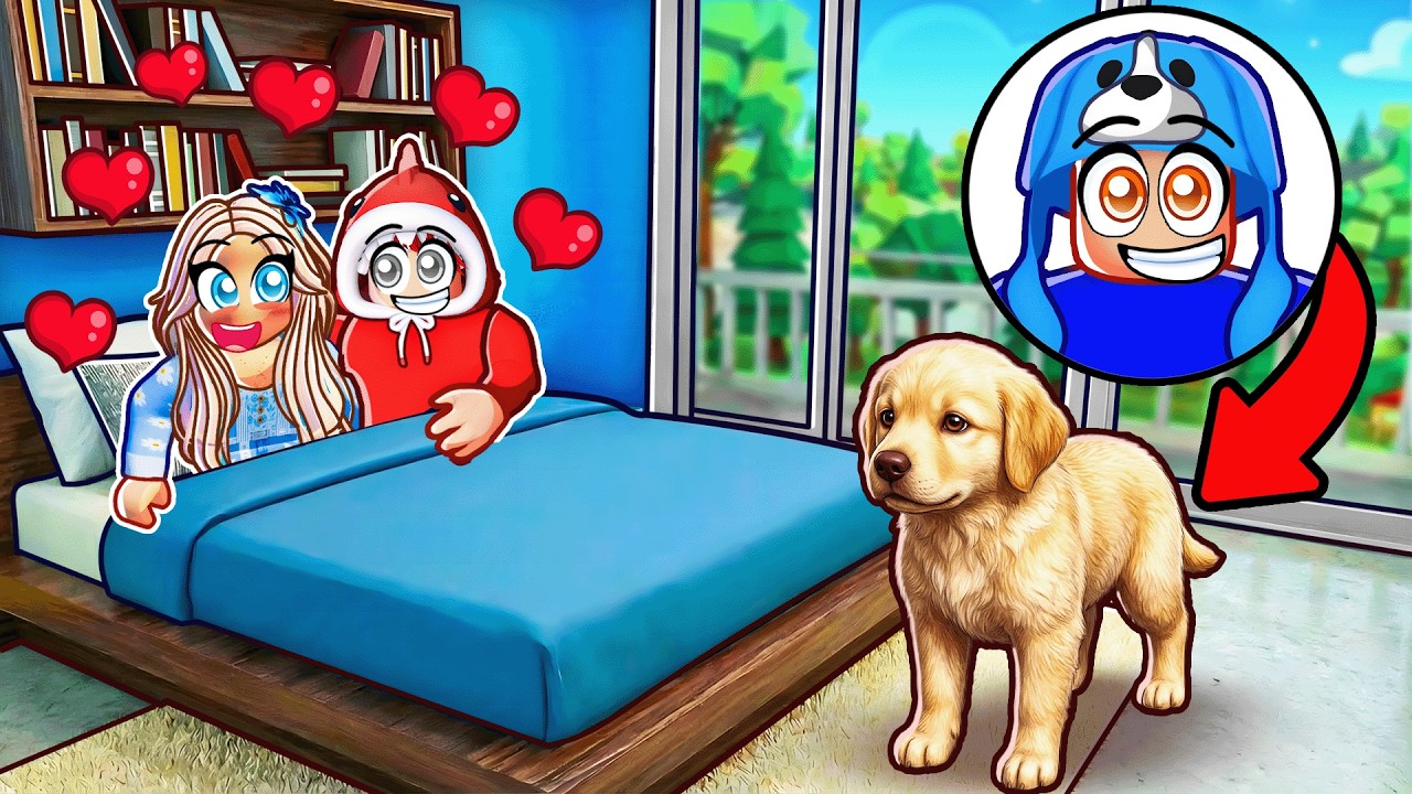 Spying On My Crush as a PET In Roblox...