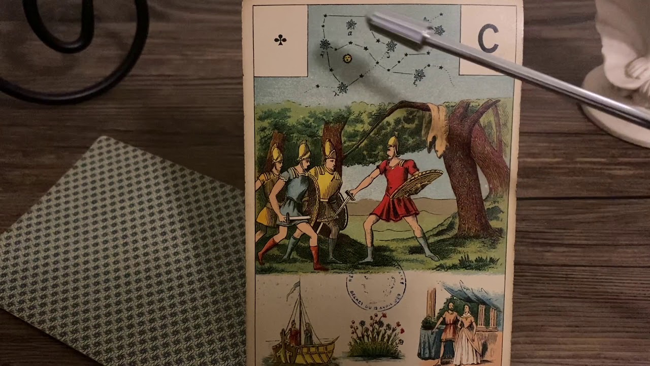 Le Grand Jeu Lenormand - example: The Card 