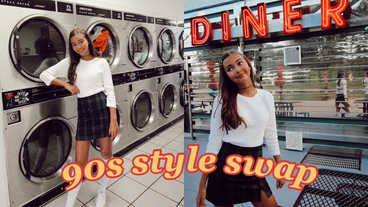 Transforming into a 90's teen for a day: makeup, hair, outfit, & photoshoot!