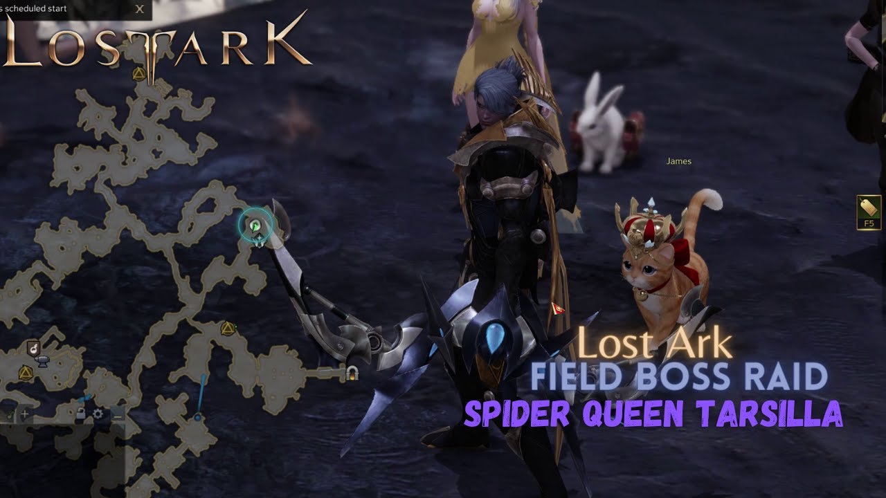 [Lost Ark] Field Boss Raid T1 - Spider Queen Tarsilla (Sharpshooter Gameplay)