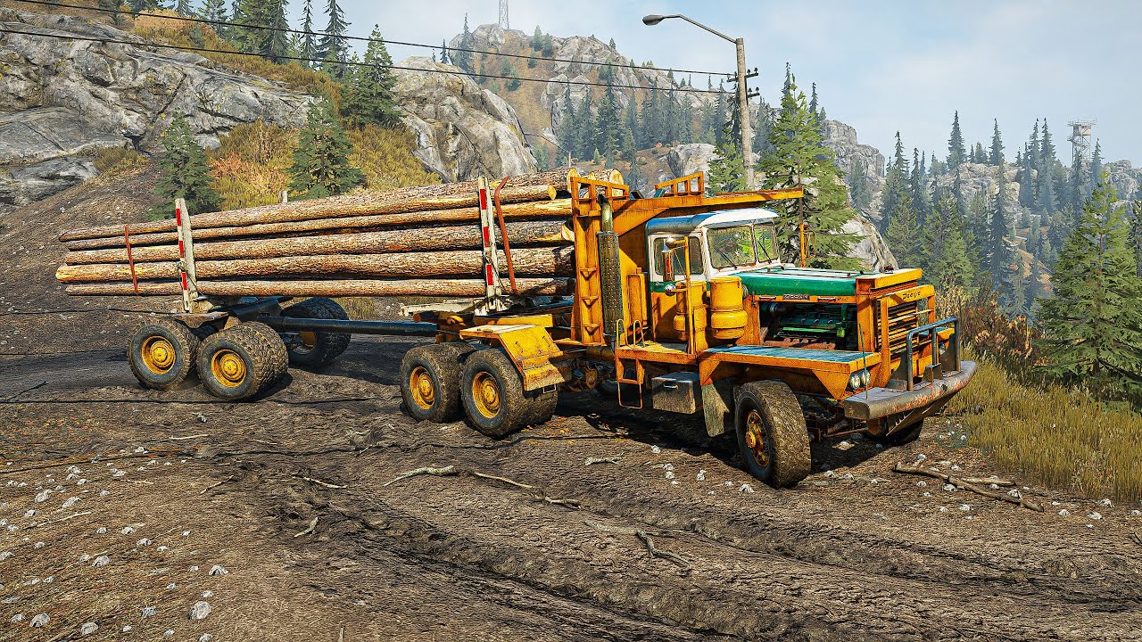Extreme Off-Road Logging  with Pacific P16  // SnowRunner