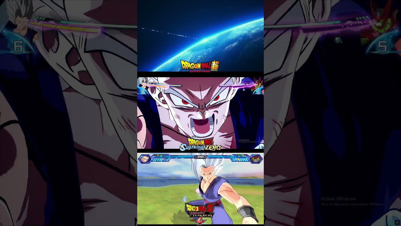 Gohan Bestia Anime vs Sparking Zero vs Budokai Tencaichi 4