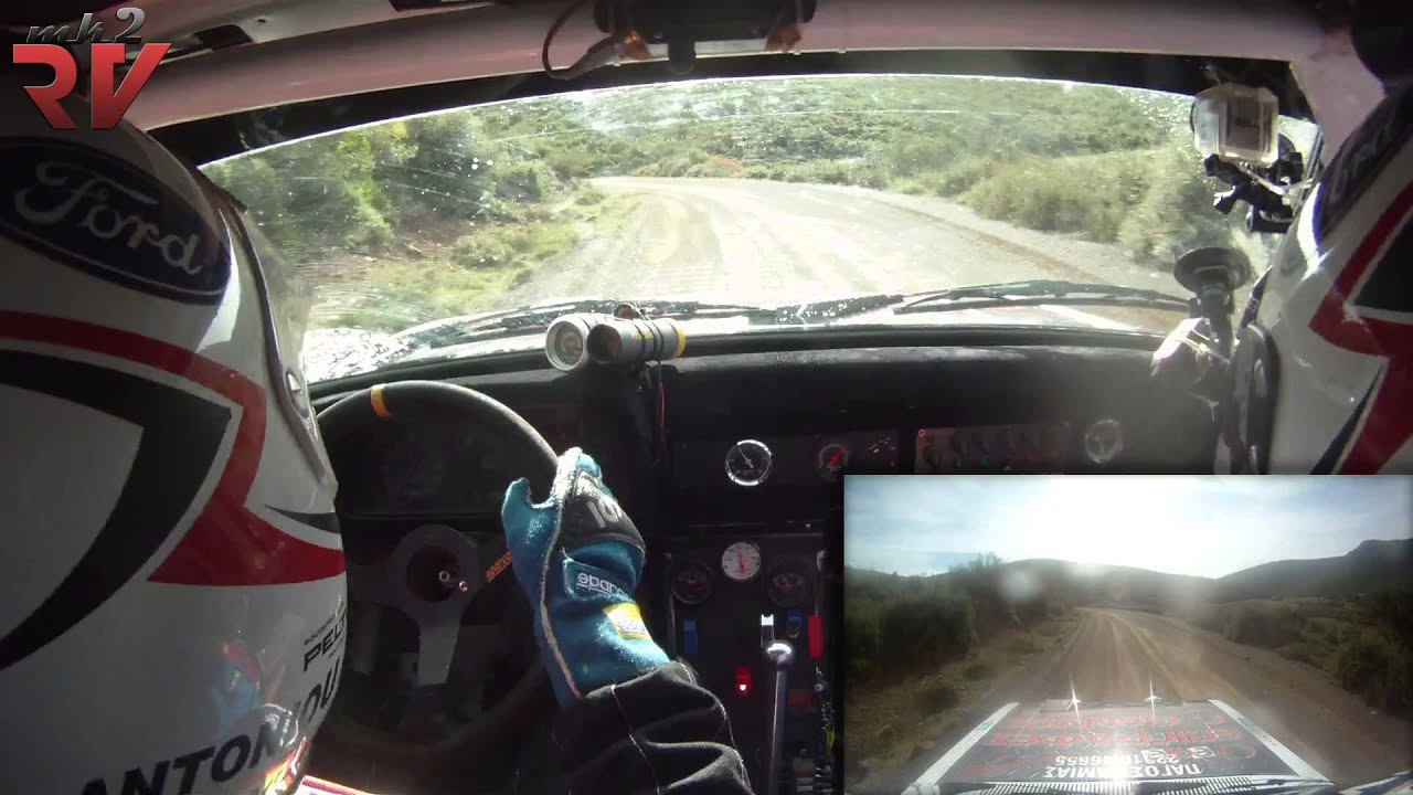 HISTORIC RALLY ACROPOLIS 2012 ΑΝΤΩΝΙΟΥ-ΑΓΓΕΛΗΣ IN CAR FORD ESCORT MK2