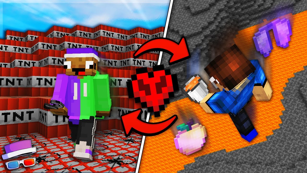 Minecraft Deathswap, Но у нас Одно Сердце...