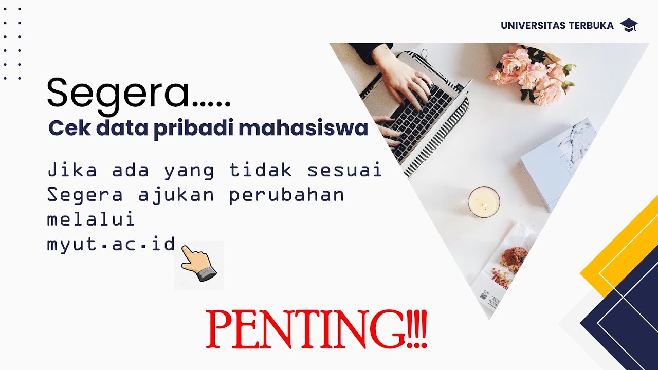 CARA MENGUBAH DATA PRIBADI MAHASISWA UT