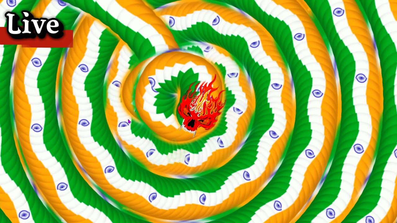 The Most Powerful Indian Snake in Wormzilla.io !!! 🤯