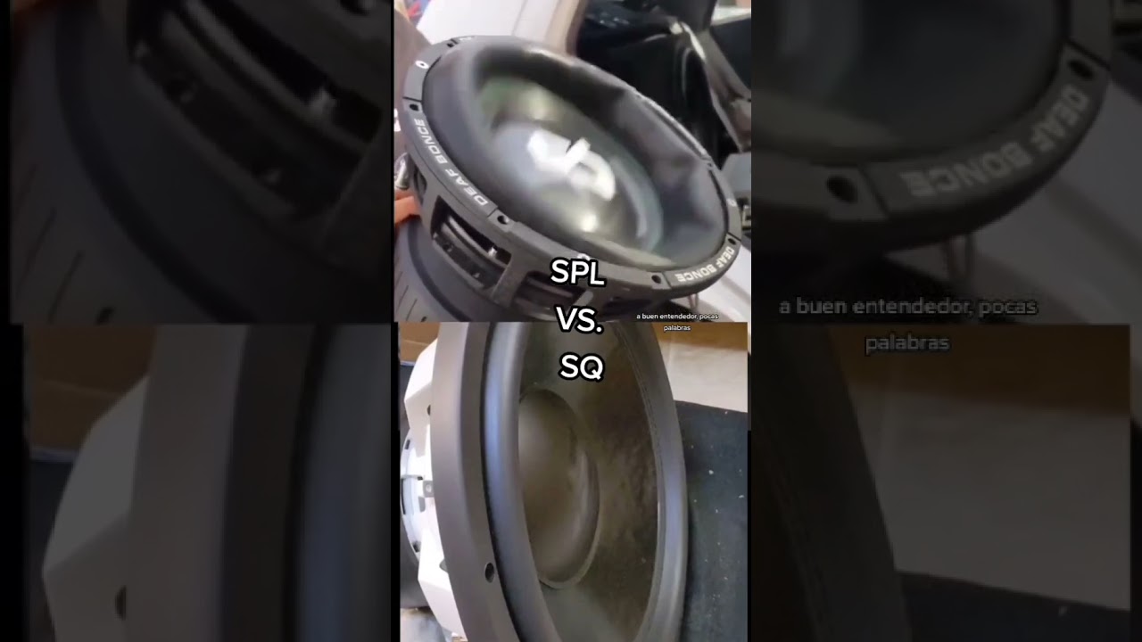 SQ vs SPL subwoofer Excursion  sound quality music