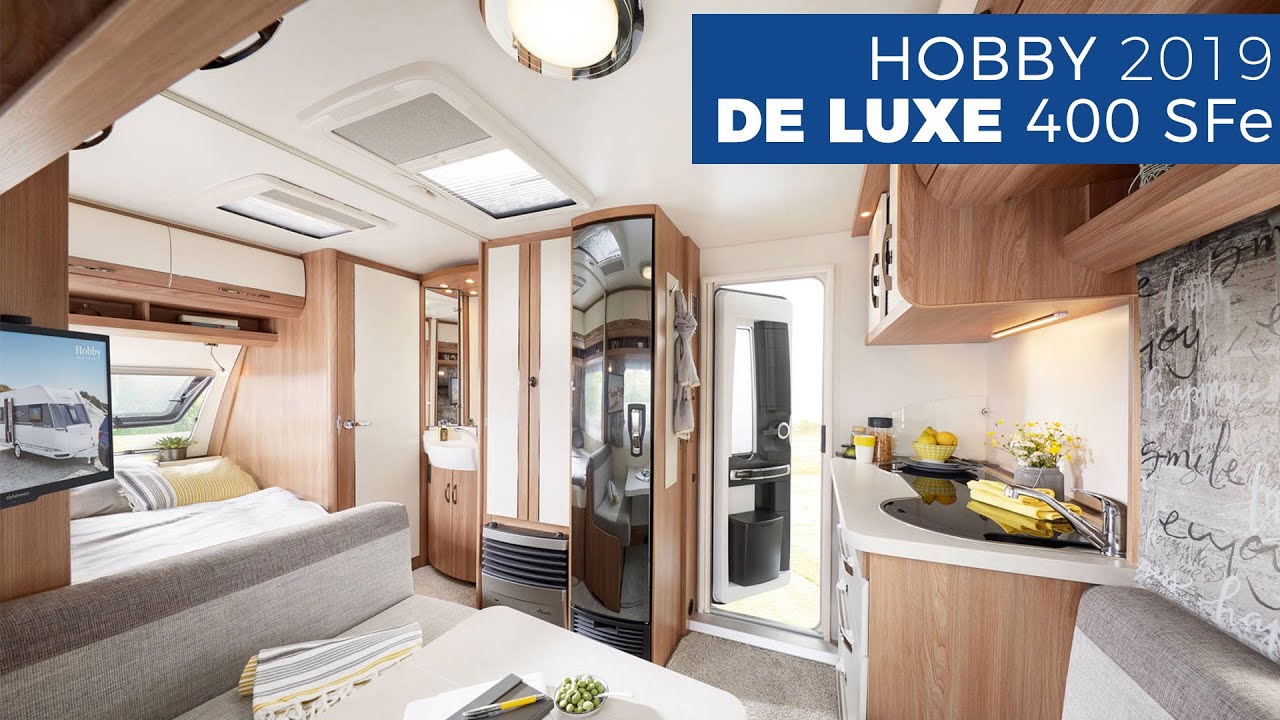 Przyczepa kempingowa Hobby De Luxe 400 SFe 2019 - widok 360&deg;