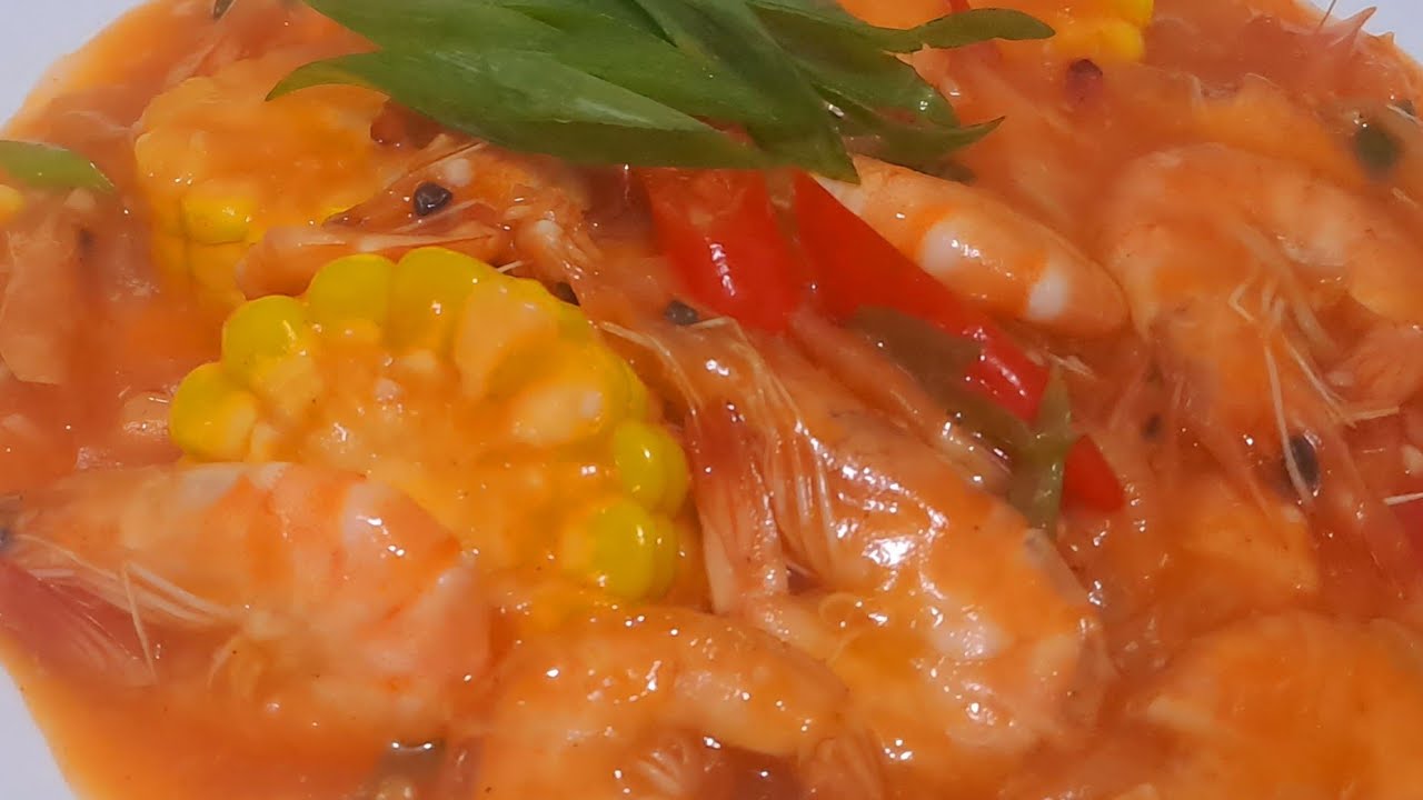 udang asam manis jagung super enak