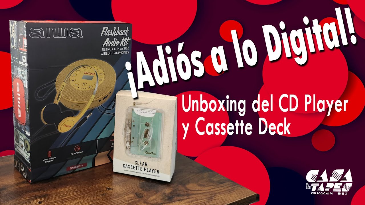 ¡Adiós a lo Digital! | Unboxing del CD Player y Cassette Deck (Mi Nuevo Setup)