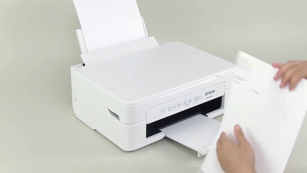 プリンターの開梱とセットアップ（エプソン　EW-052A）NPD6282