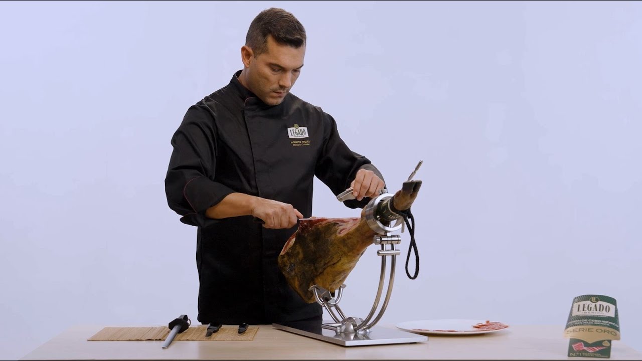 Corte y aprovechamiento del Jamón Legado Ibérico - ElPozo Alimentación