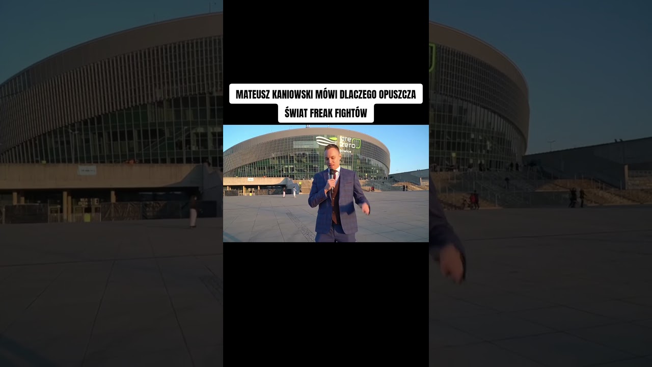 Mateusz Kaniowski tłumaczy dlaczego opuszcza świat freak fight&oacute;w