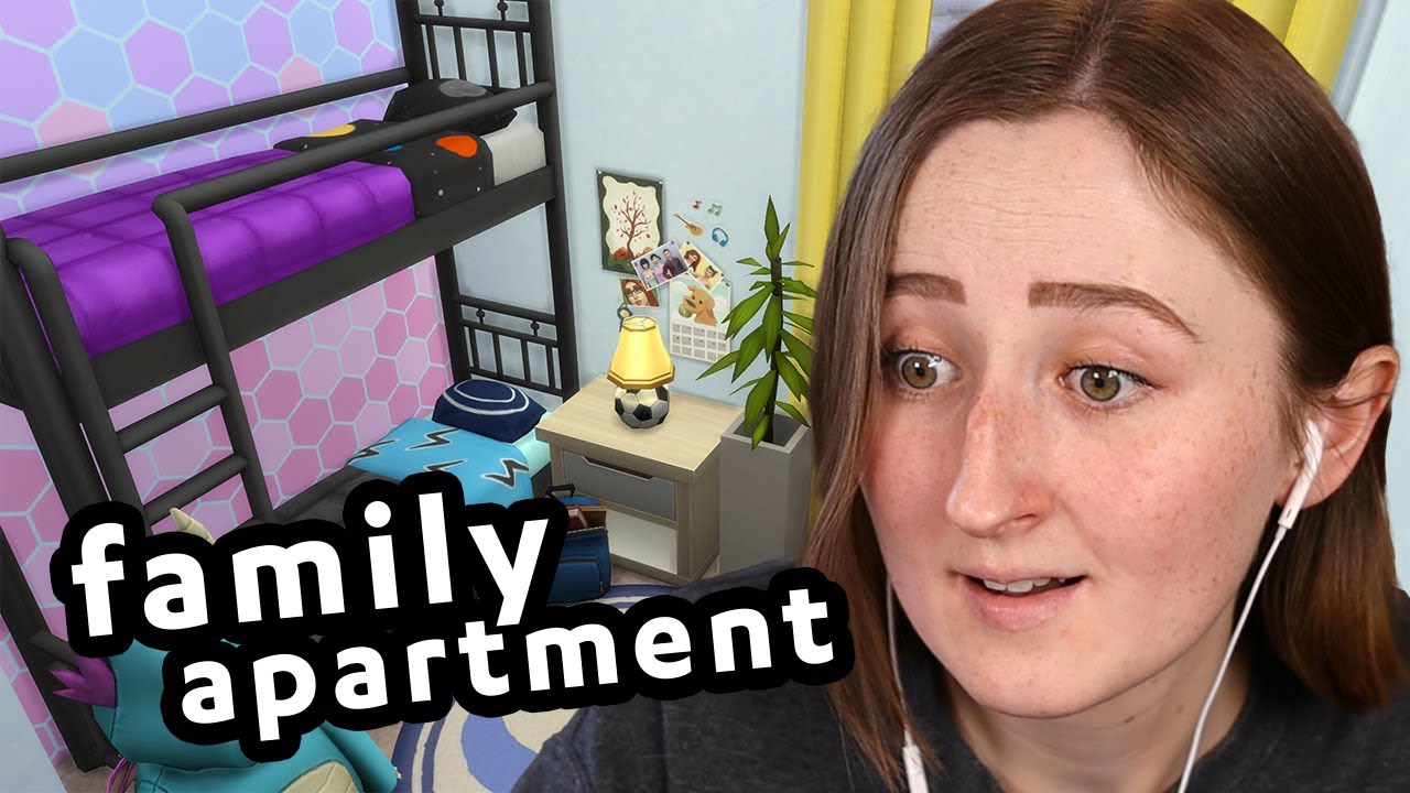 i tried building a sims apartment for a BIG family