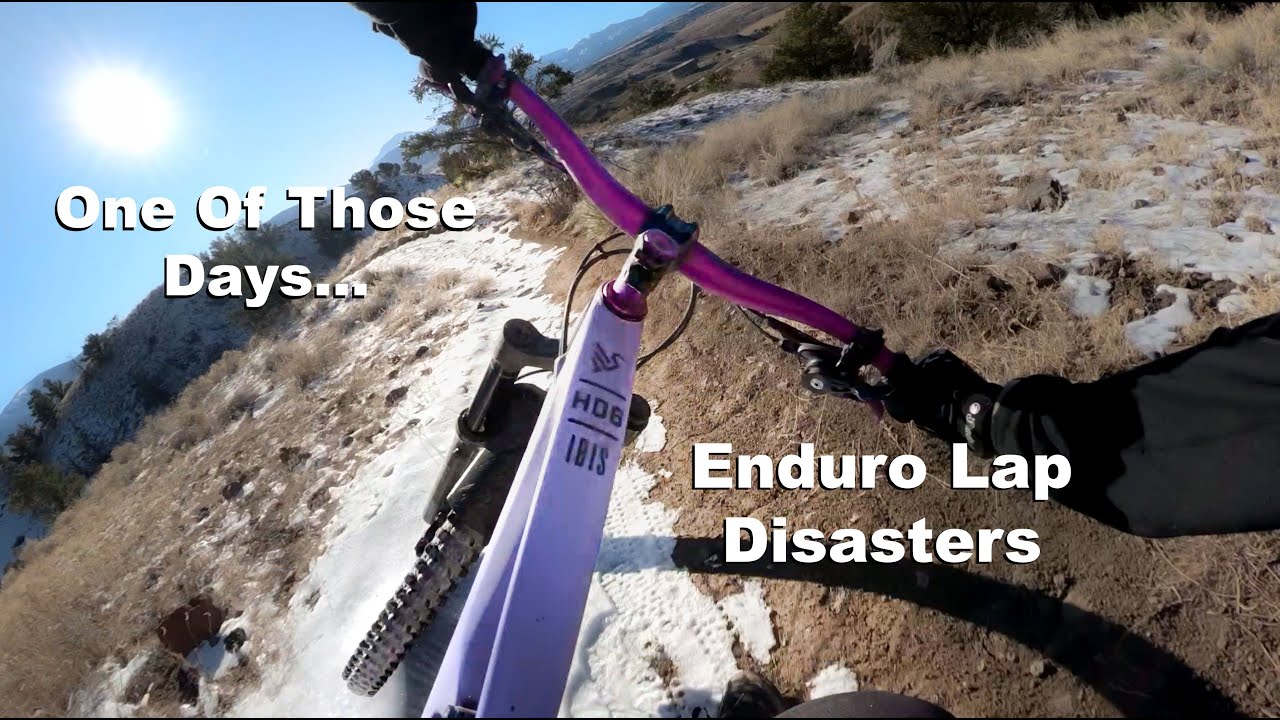 One Of Those Days | Salida Enduro Laps | Uncle Nazty, Rusty Lung in the Snow!