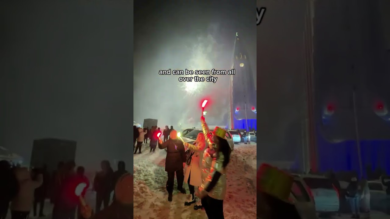 New Years Eve Reykjavik, Iceland #newyear #newyearseve #happynewyear #iceland #reykjavik