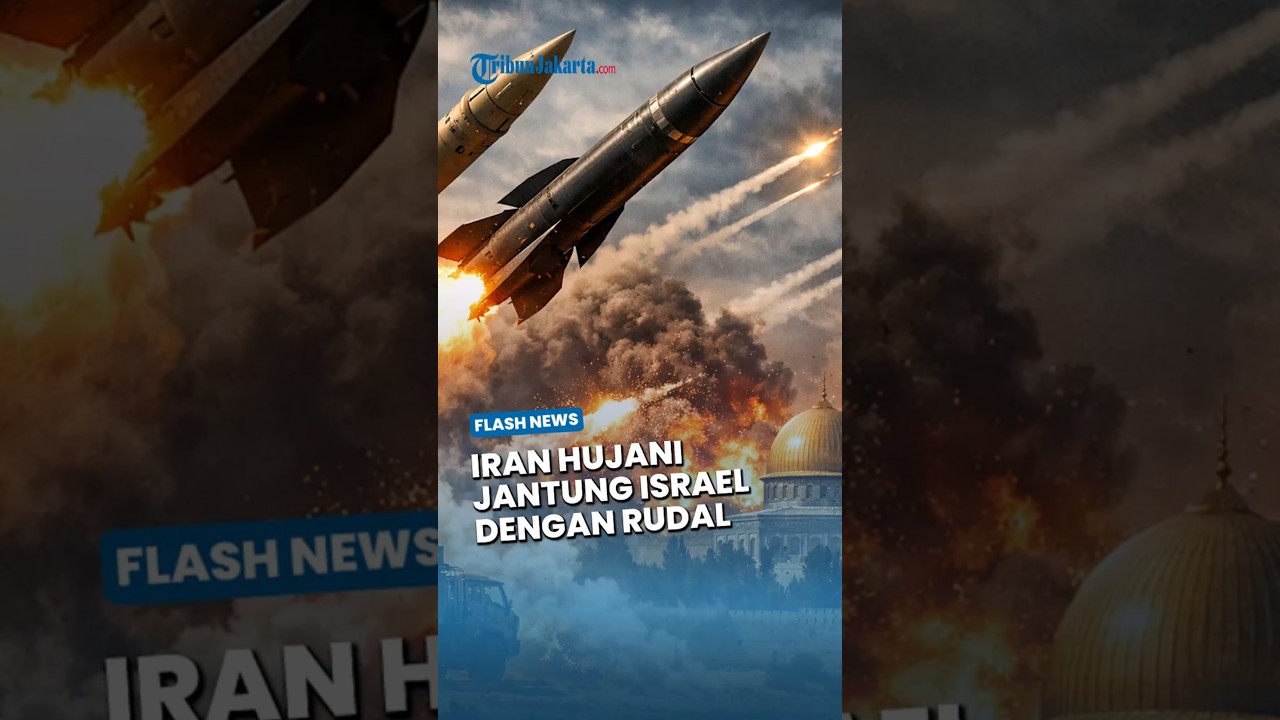Garda Revolusi Iran Hujani Jantung Israel dengan Rudal Khorramshahr 4 Secara Masif