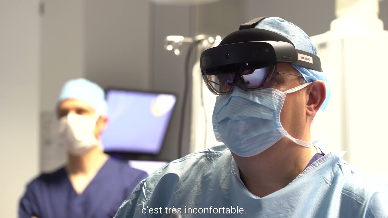 Dr Tim Tollens op&egrave;re avec HoloLens &agrave; l'h&ocirc;pital Imelda - Proximus ThinkThings