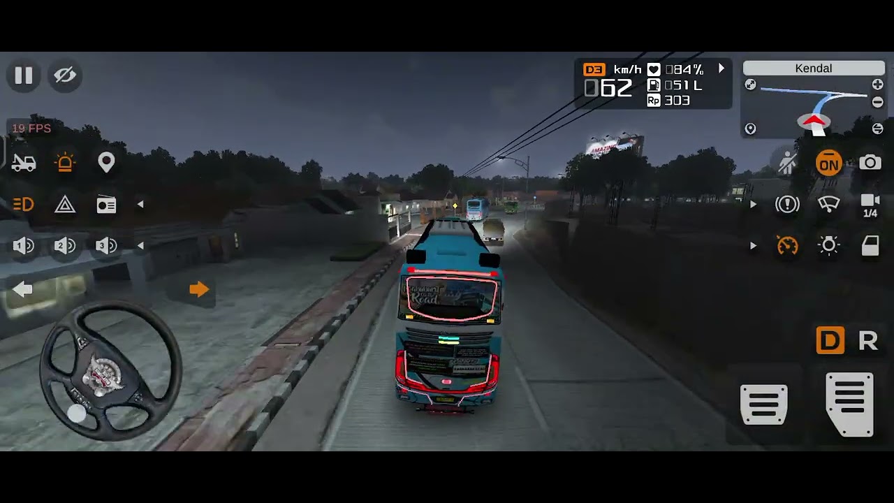 JALAN MALAM NGEBLONG - SIMULATOR BUS GAME