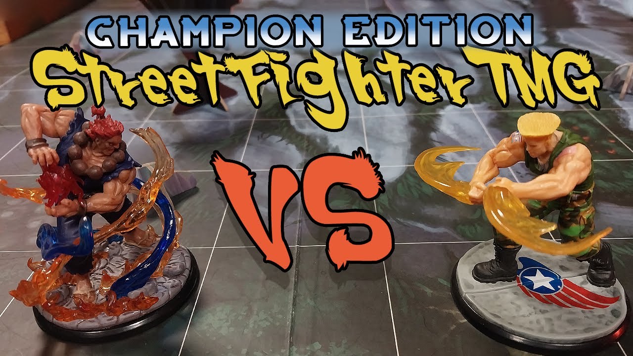 CHAMPION EDITION StreetFighter the Miniatures Game: Akuma Vs Guile