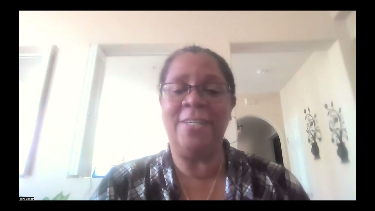 Dr. Regina Brandon -- at SDSU's Black Research Symposium 2022