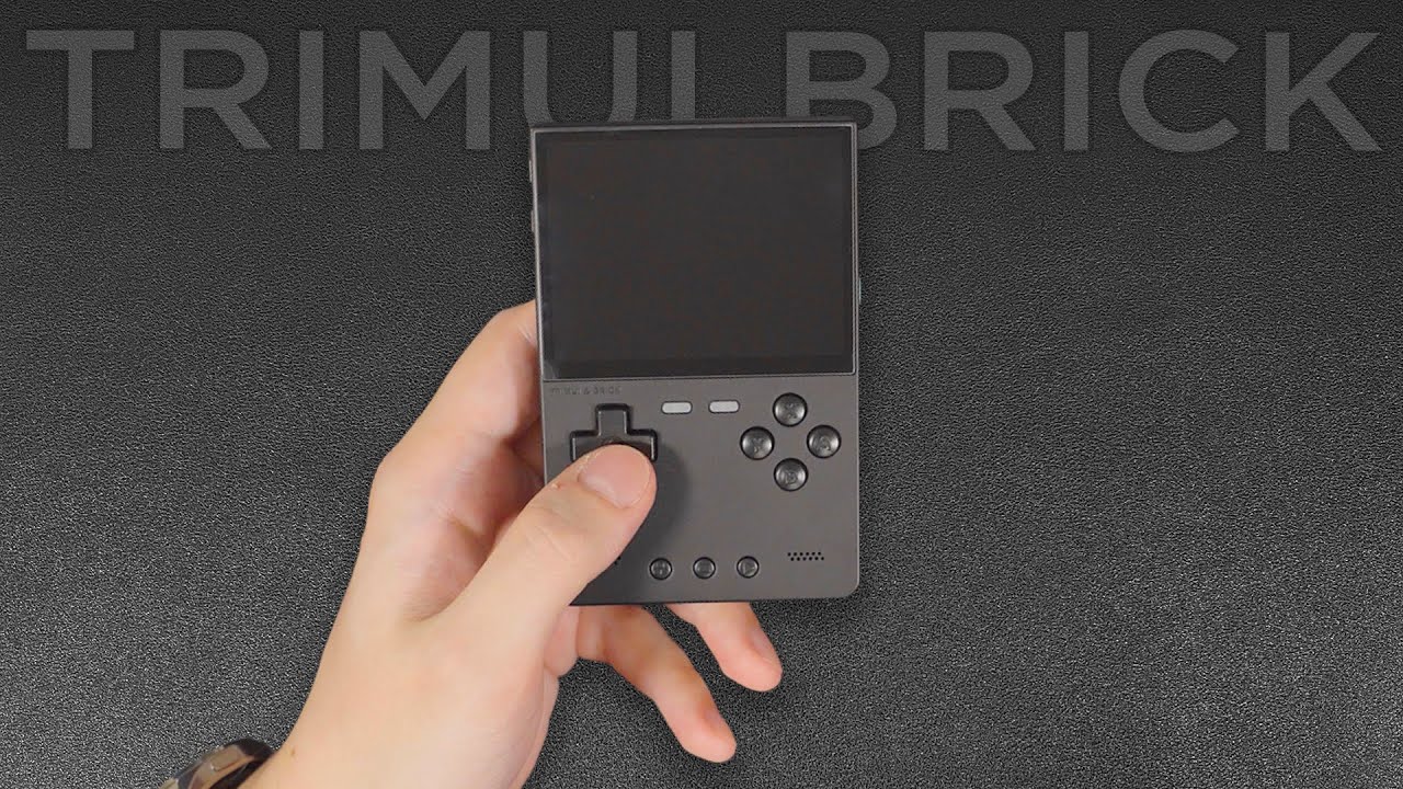Trimui Brick: (почти) монолитный кирпичик! Подробный обзор