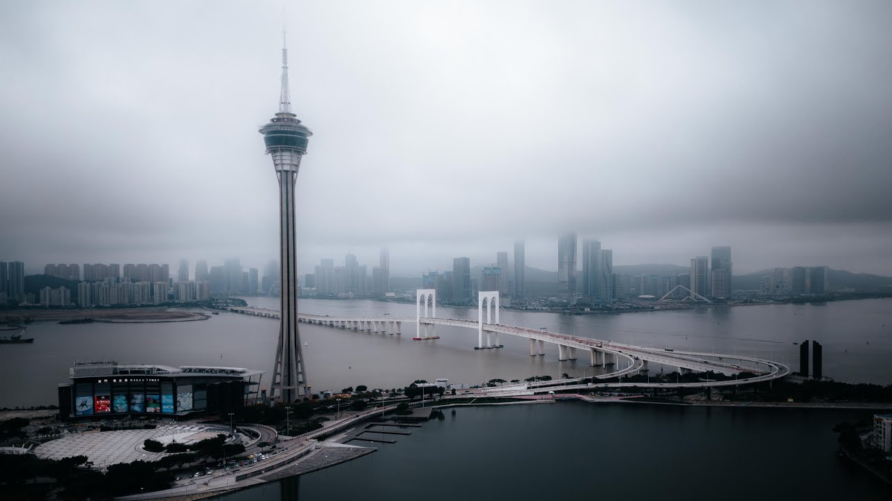 Architecture paradise | DJI MINI 3 PRO sample footage in Macau