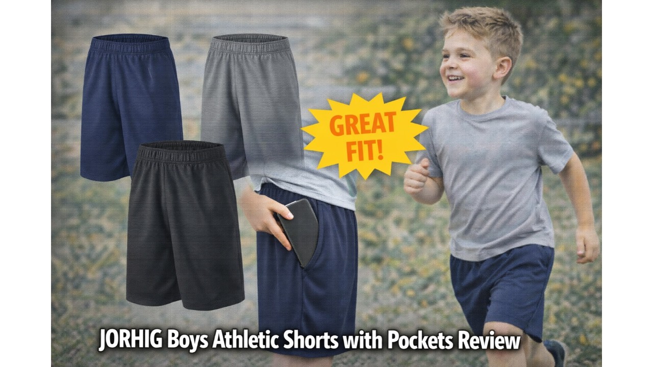 🏃‍♂️ JORHIG Boys Athletic Shorts with Pockets Review 🩳
